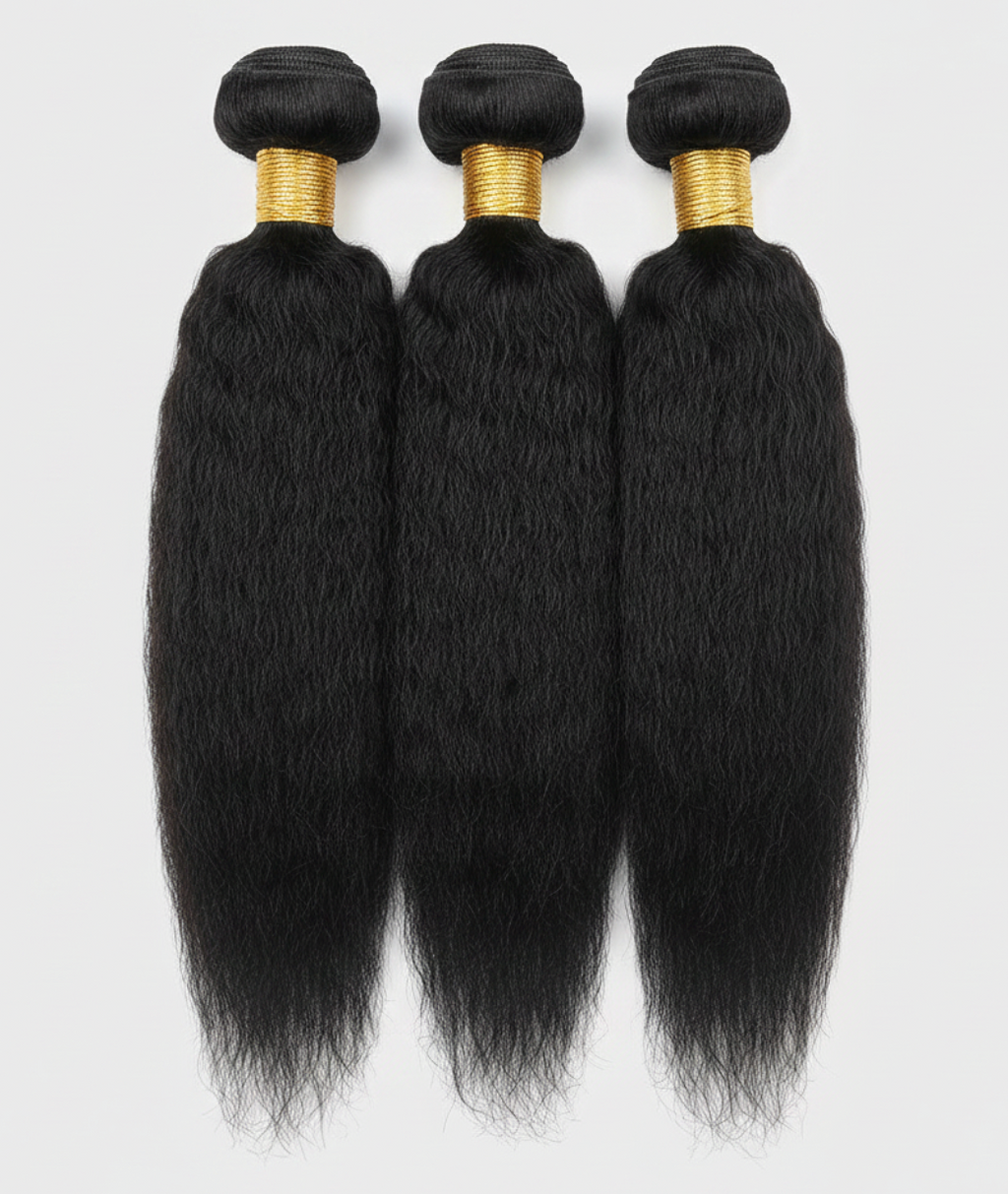 Kinky Straight Human Hair Bundles